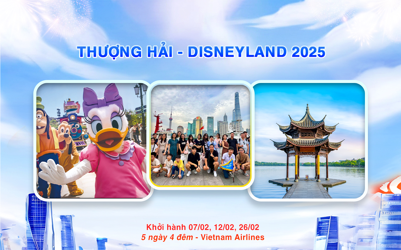 Tour THƯỢNG HẢI - DISNEYLAND (5N4Đ) - Bay Vietnam Airlines